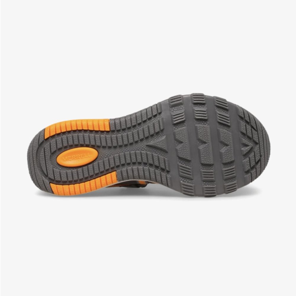 NEW Merrell Size 12 Toddler Boys Hydro Free Roam Washable Sneaker Grey/Orange - Picture 4 of 4